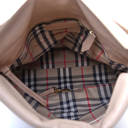 Burberry Grainy Calfskin Medium Cale Hobo Light Nude 5 of 12