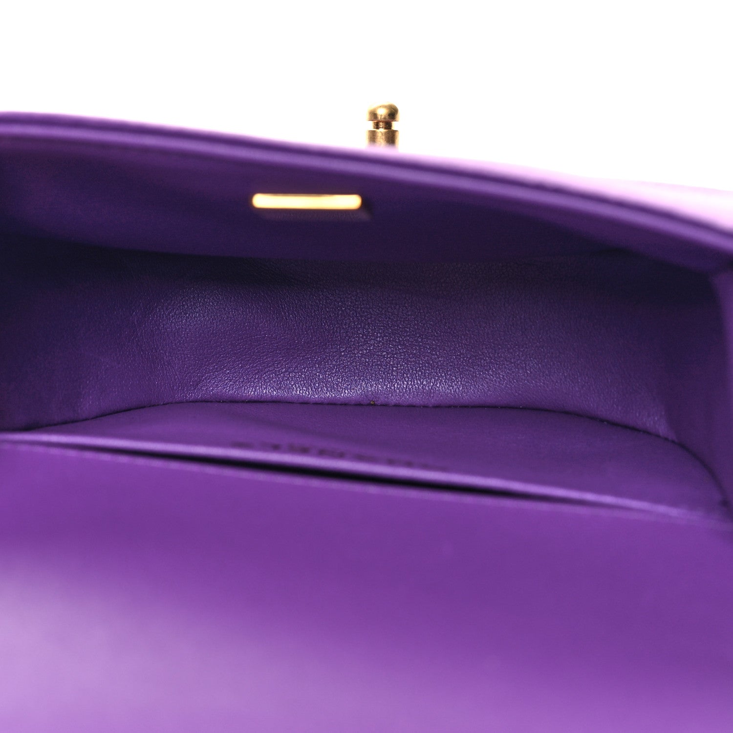 Chanel Velvet Quilted Small Boy Messenger Bag Purple 5 of 11