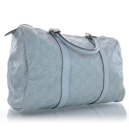 Gucci Guccissima Medium Joy Boston Light Blue 3 of 10