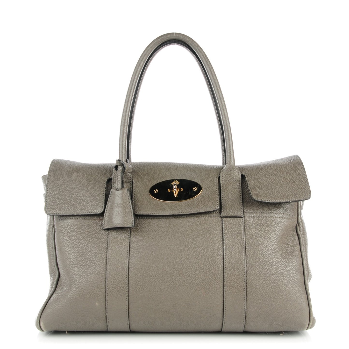Classic Grain Calfskin Bayswater Mole Grey