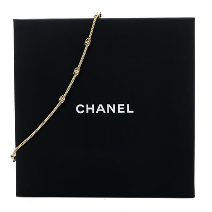 Chanel Metal CC Short Chain Necklace Gold 6 of 6