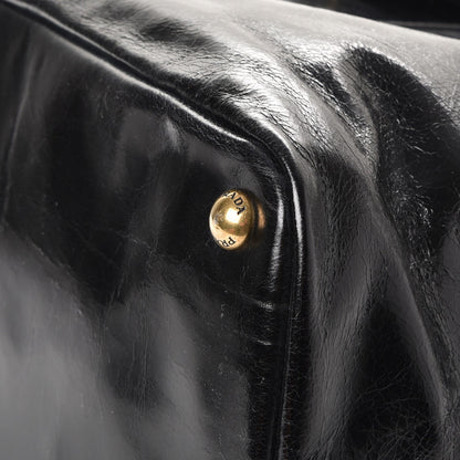 Prada Vitello Shine Tote Nero Black 11 of 15