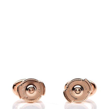 Hermes 18K Rose Gold TPM Farandole Stud Earrings 3 of 5