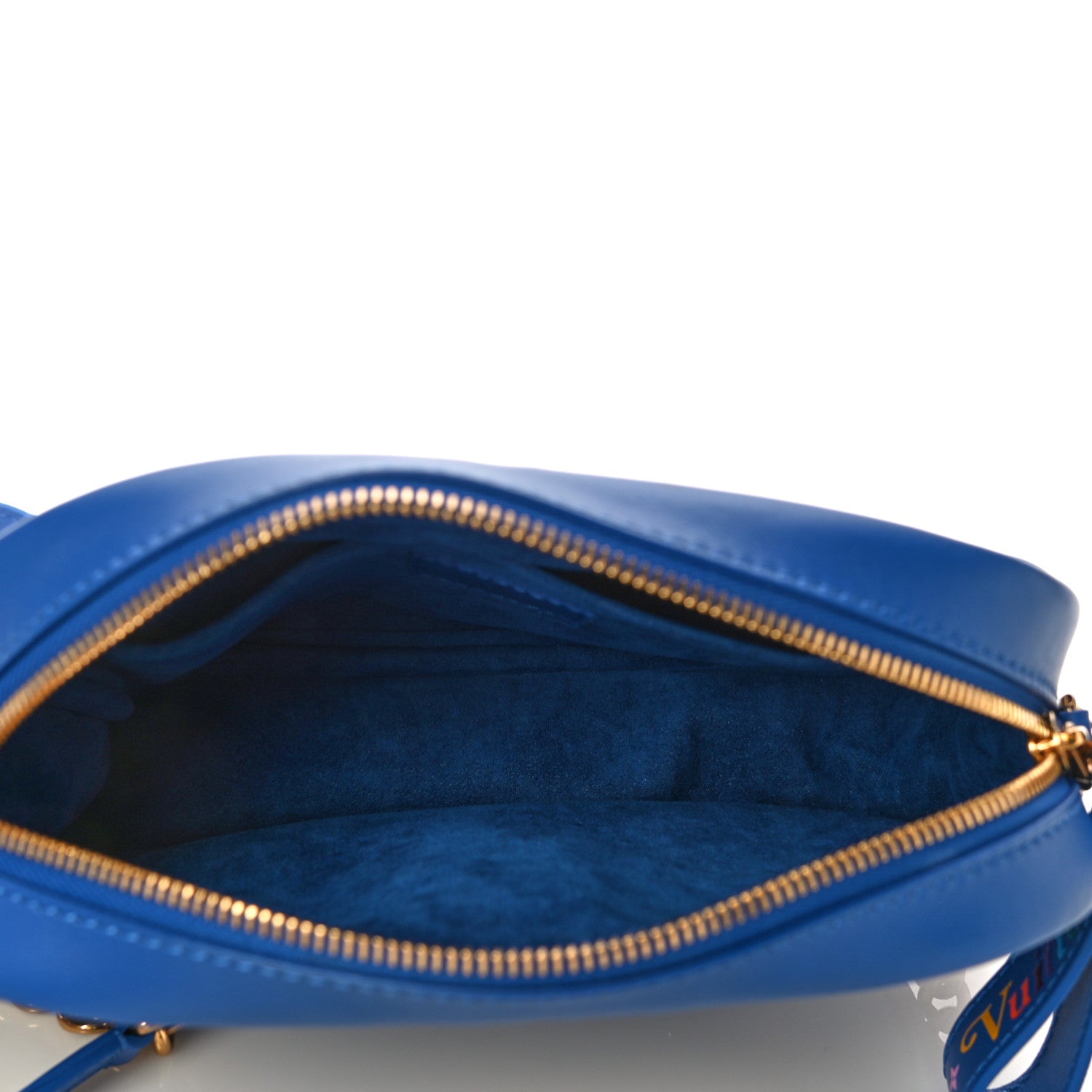 Louis Vuitton Calfskin New Wave Camera Bag Bleu Neon 5 of 12
