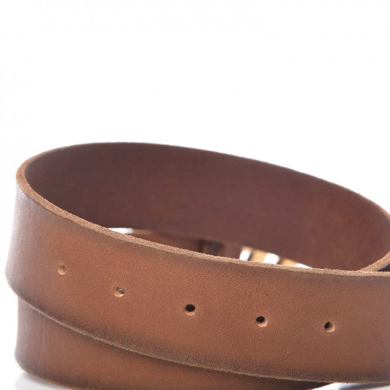 Faded Calfskin Double G 40mm Belt 75 30 Cuir