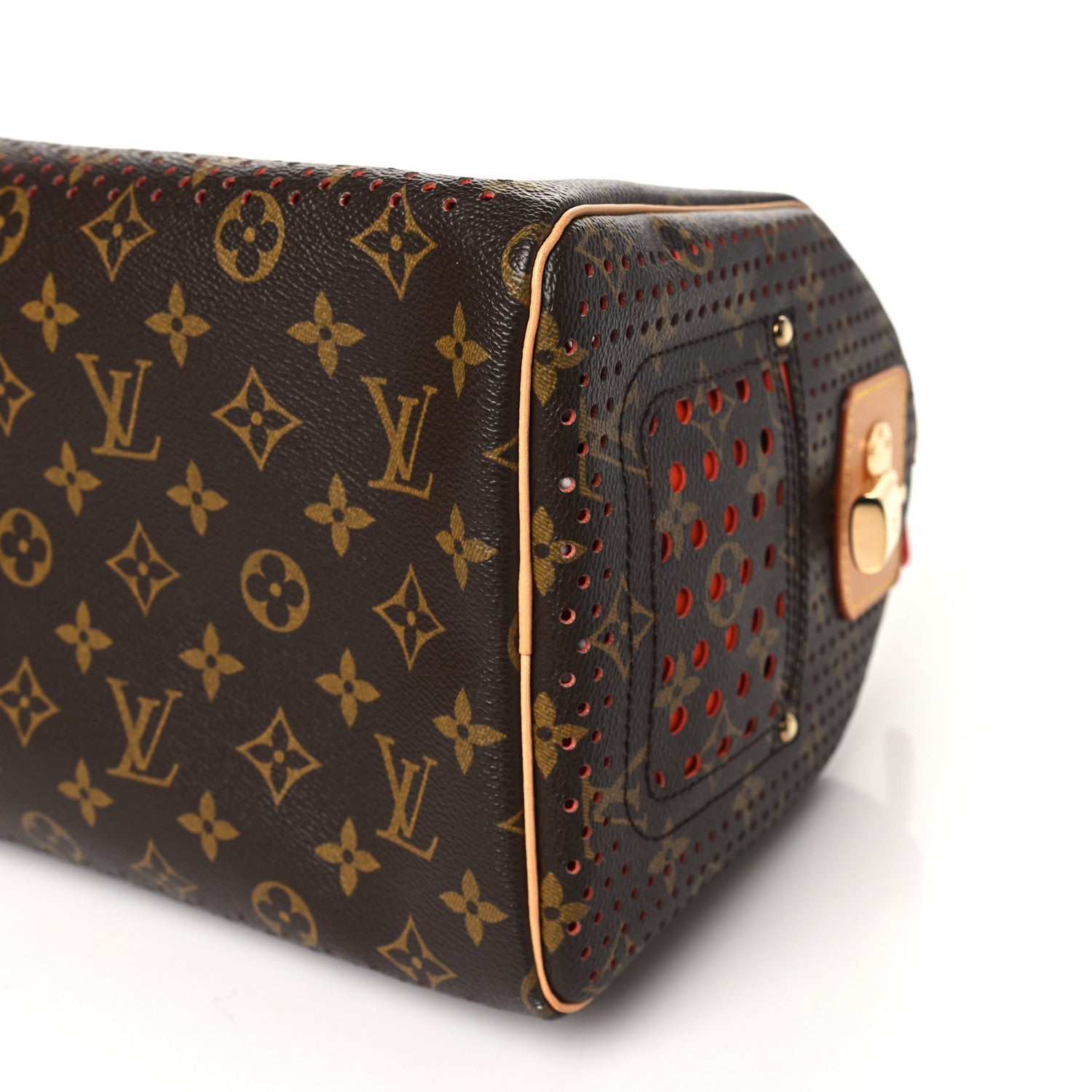 Louis Vuitton Monogram Perforated Speedy 30 Orange 9 of 9