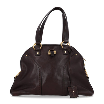 Saint Laurent Calfskin Large Muse Brown 1 of 10
