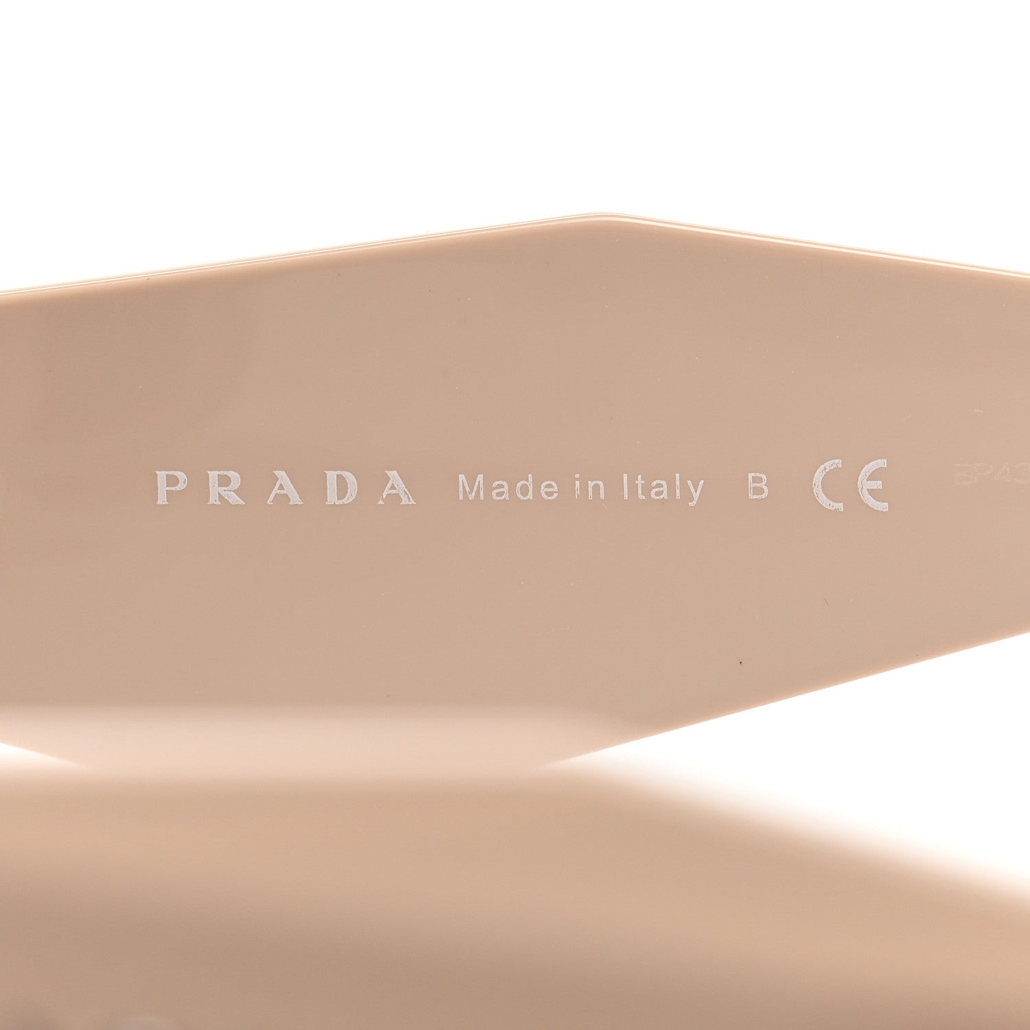 Prada Acetate Symbole Sunglasses SPR 17W Plum Beige 6 of 8