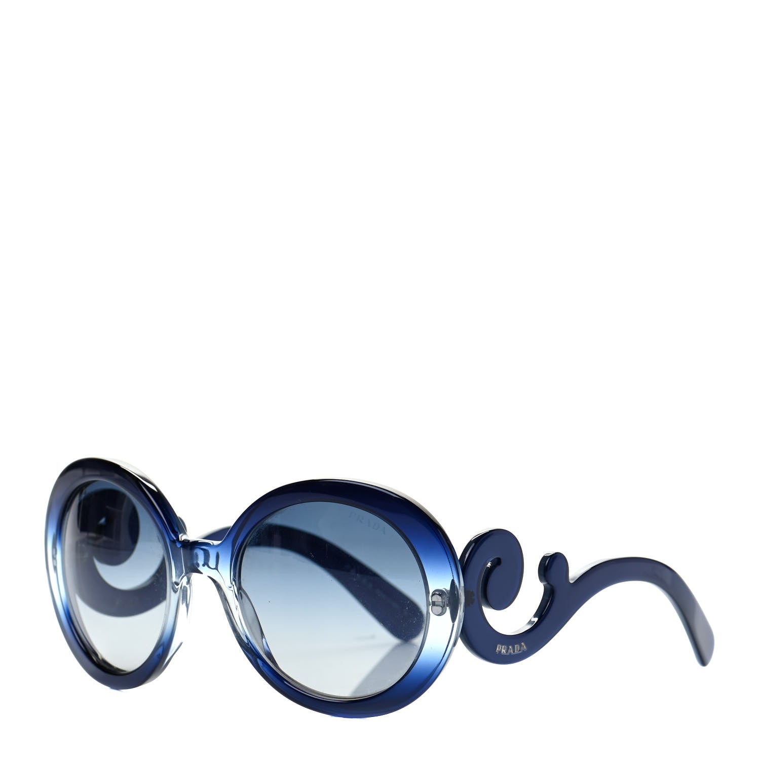 Prada Baroque Sunglasses SPR 27N Blue 1 of 7