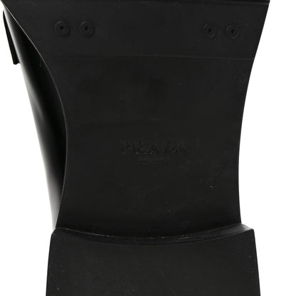 Prada Spazzolato Mens Derby Loafers 8 Black 7 of 9