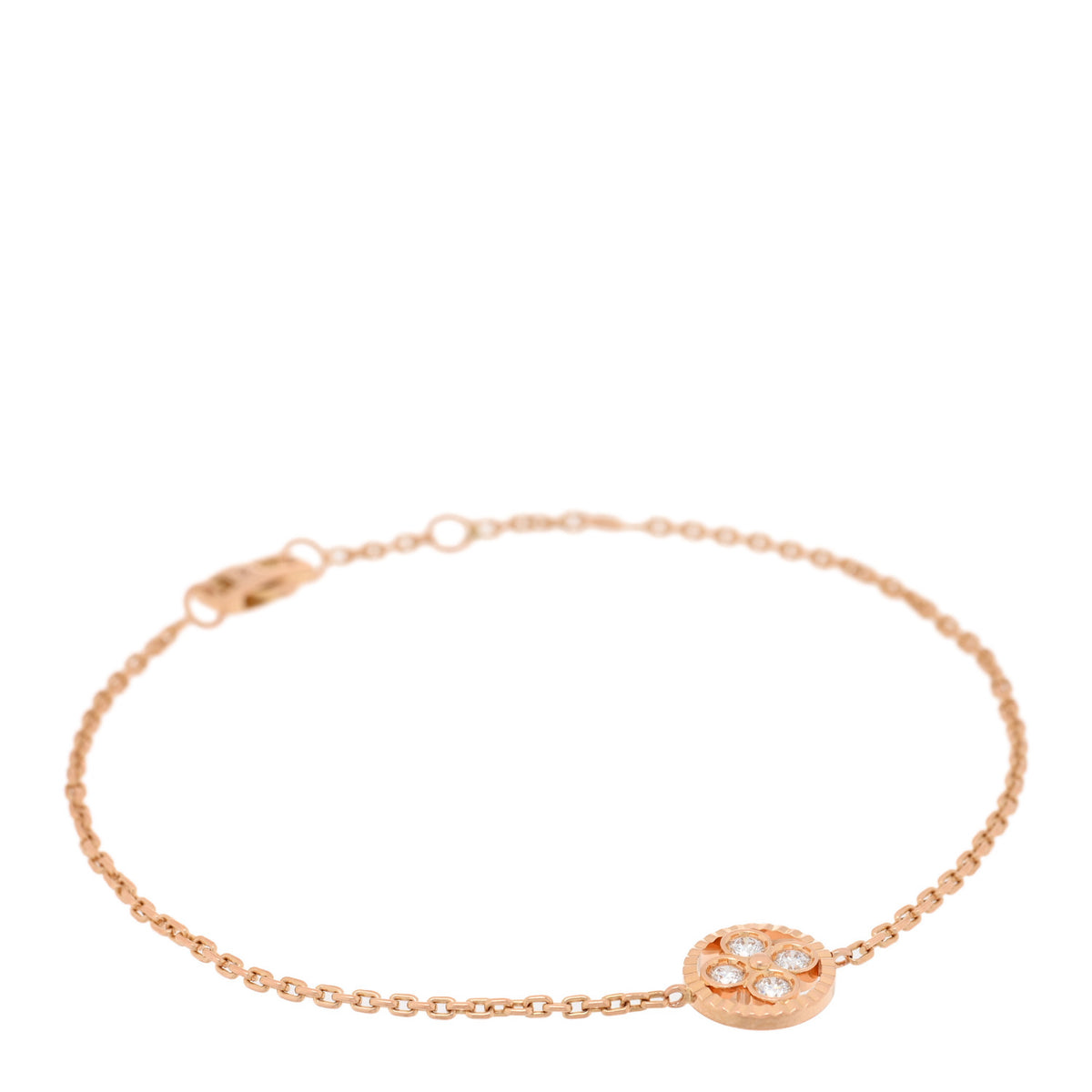 Louis Vuitton 18K Pink Gold Diamond Blossom BB Bracelet 1 of 3