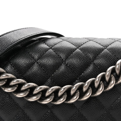 Chanel Caviar Quilted Medium Boy Flap Black 8 of 9