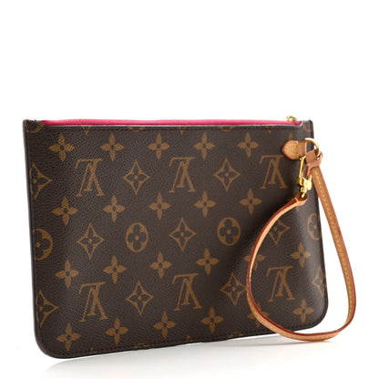 Louis Vuitton Monogram Neverfull MM GM Pochette Pivoine 3 of 7