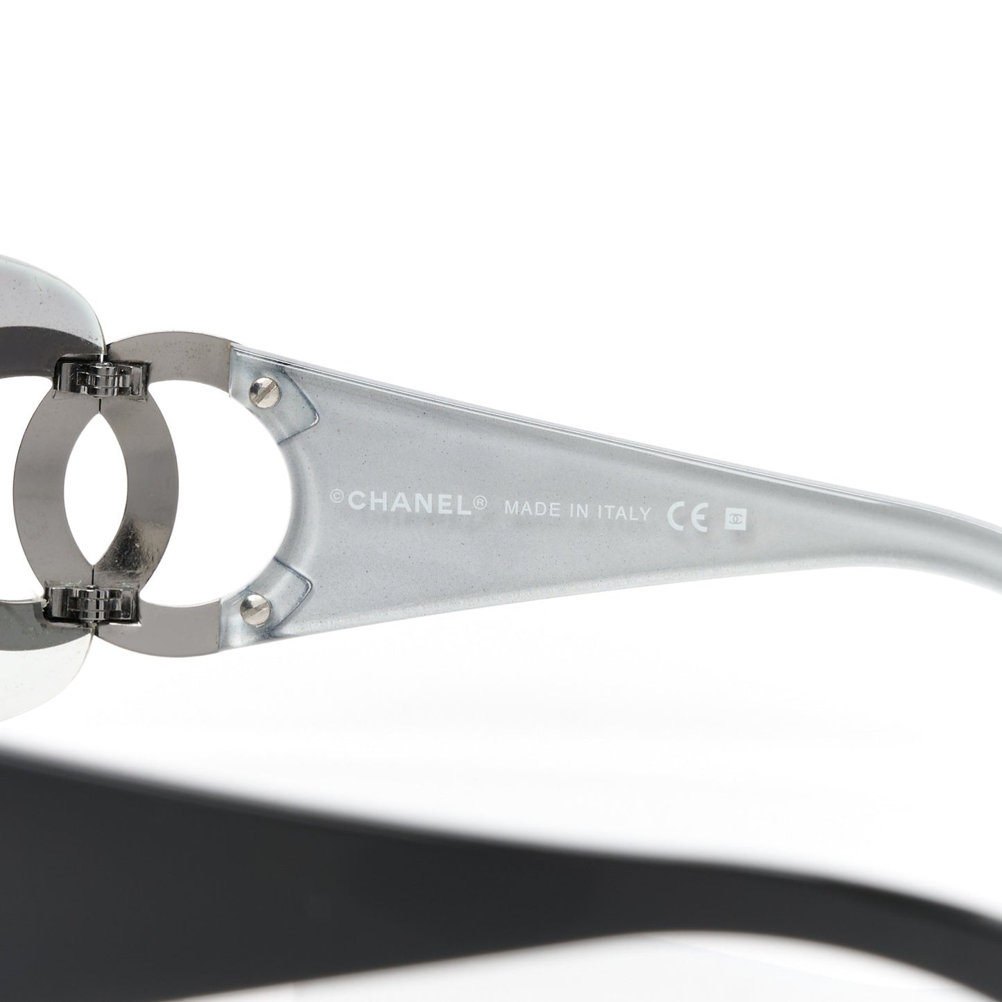 Frameless CC Logo Sunglasses 4125 Black