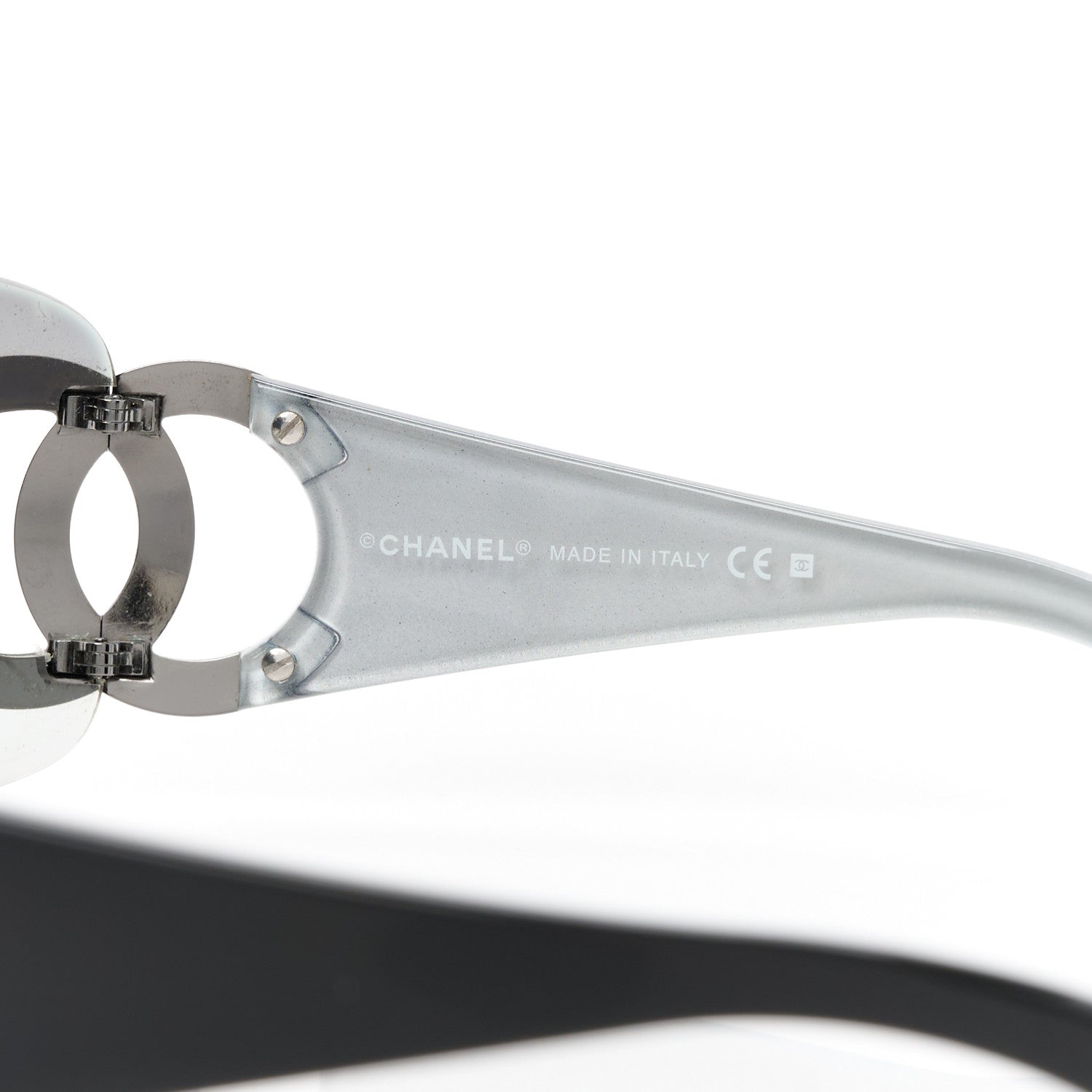 Chanel Frameless CC Logo Sunglasses 4125 Black 6 of 8