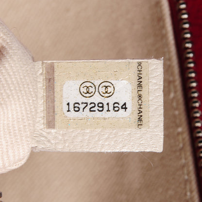 Chanel Caviar Timeless CC Shopping Tote Rouge 9 of 9