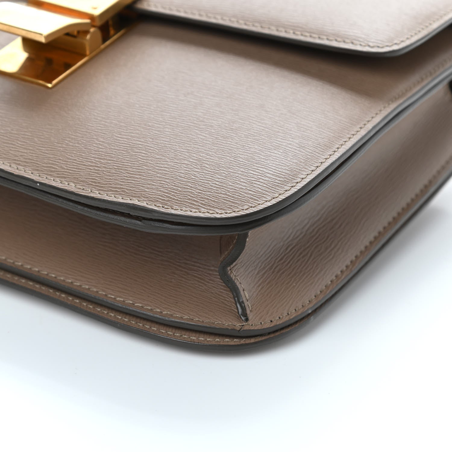 Celine Liege Calfskin Medium Classic Box Flap Bag Taupe 8 of 8