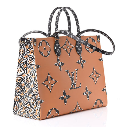 Louis Vuitton Monogram Giant Jungle Onthego GM Ivory 2 of 4