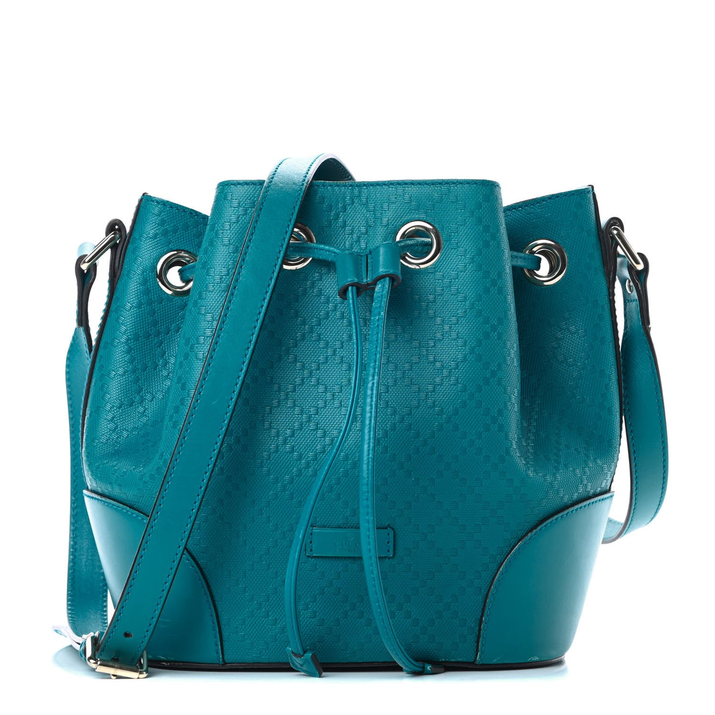 Hilary Lux Bright Diamante Small Bucket Bag Deep Cobalt