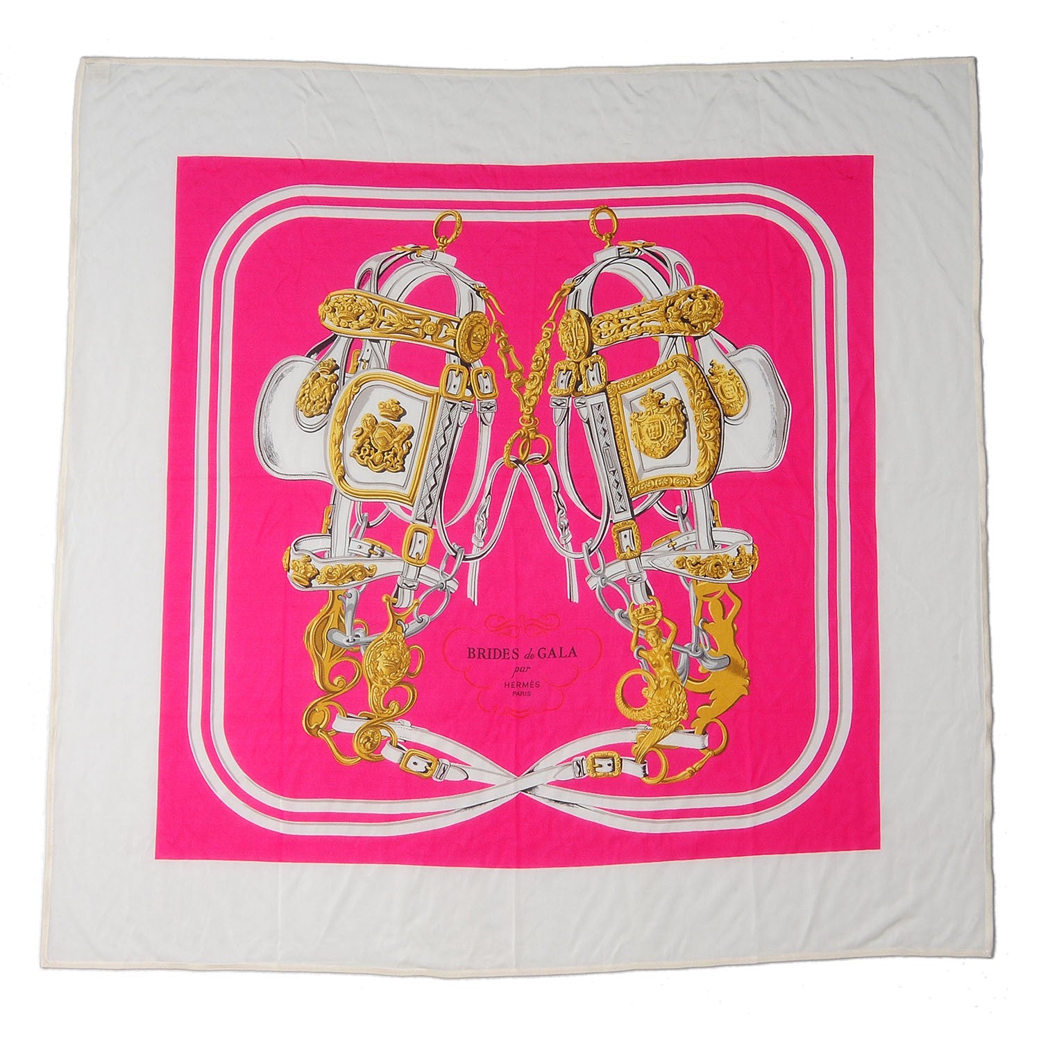 Hermes Silk Jersey Brides De Gala Scarf 90 2 of 6