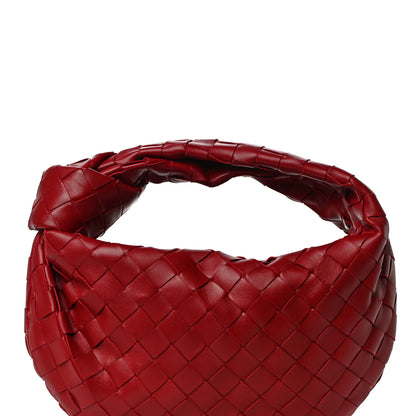 Bottega Veneta Nappa Intrecciato Mini Jodie Dark Red 9 of 11