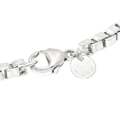 Tiffany Sterling Silver 4mm Venetian Link Bracelet 3 of 4