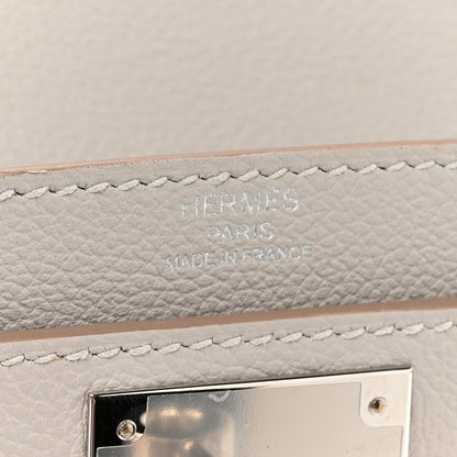 Hermes Evercolor Kelly Depeches 25 Pouch Beton 6 of 9