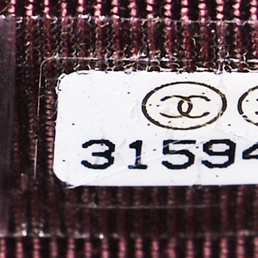 Chanel Caviar Quilted Flap Card Holder Wallet Burgundy 8 of 12