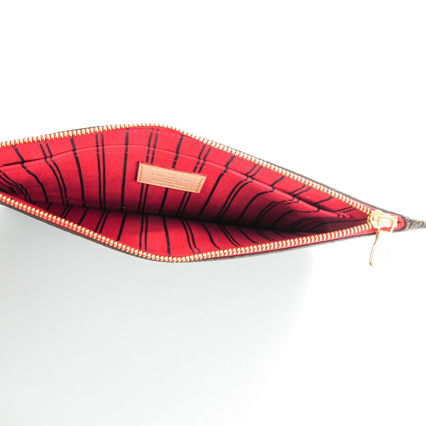 Monogram Neverfull MM GM Pochette Cherry