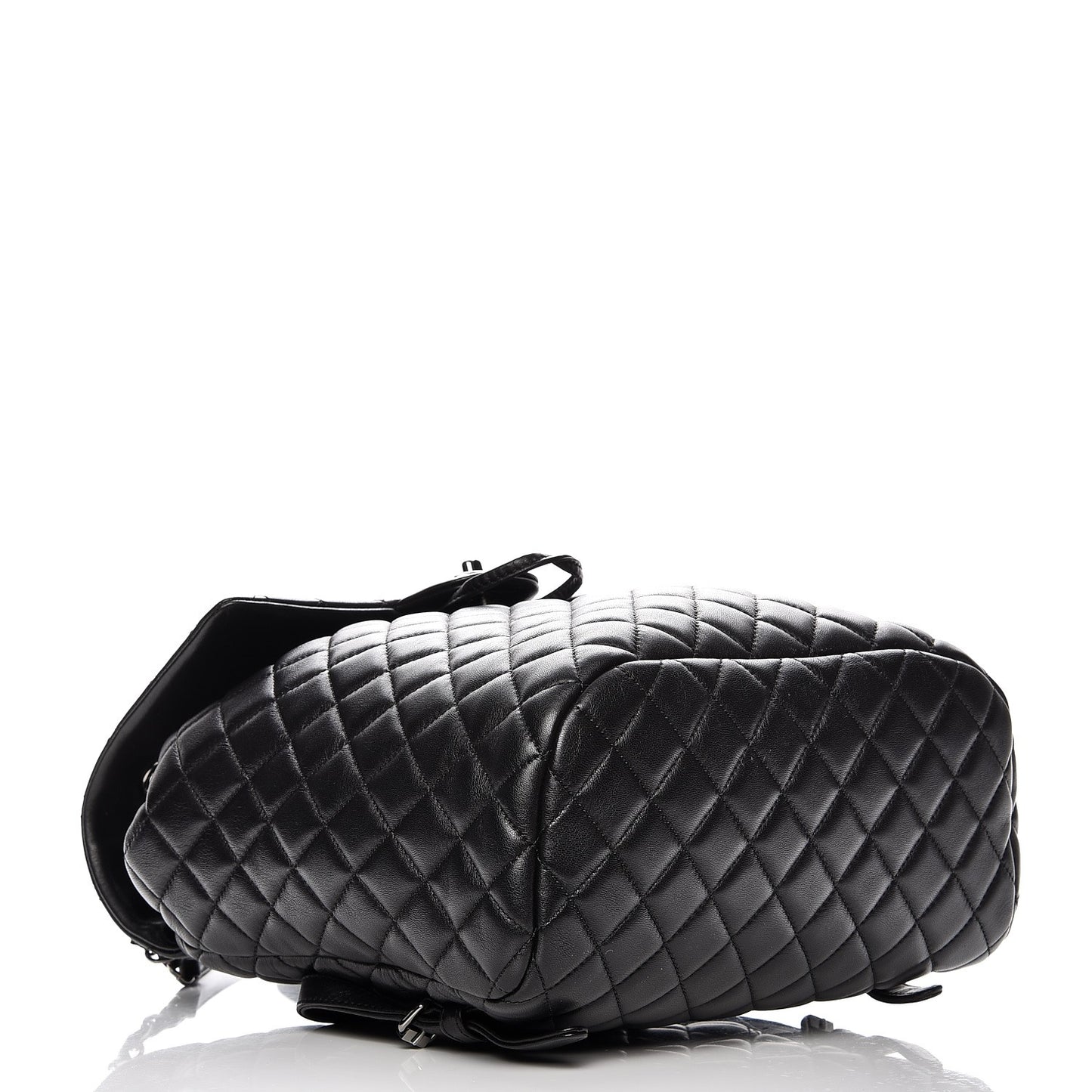 Lambskin Quilted Large Urban Spirit Backpack Black