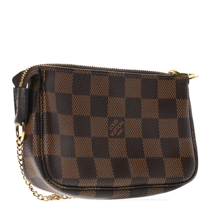 Louis Vuitton Damier Ebene Mini Pochette Accessories 4 of 8