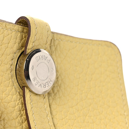 Hermes Togo Dogon Card Case Jaune Poussin 8 of 9