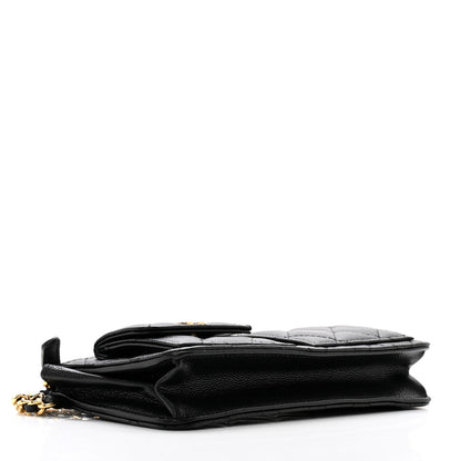 Chanel Caviar Quilted Polly Pocket Pouch Black 4 of 10