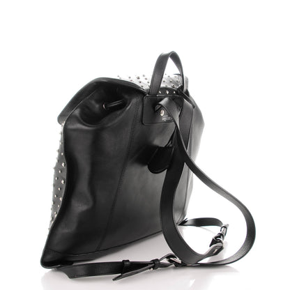 Alexander McQueen Calfskin Studded Padlock Zip Backpack Black 3 of 7
