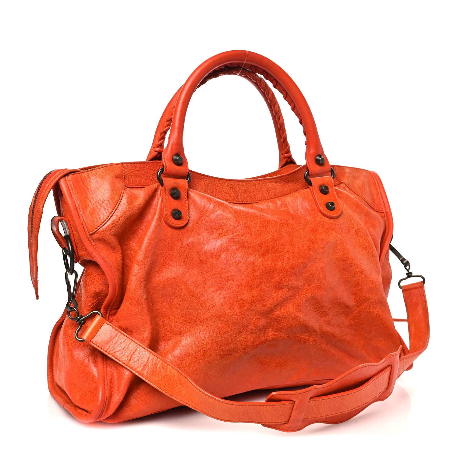 Balenciaga Chevre Classic Hardware City Rouille 3 of 11