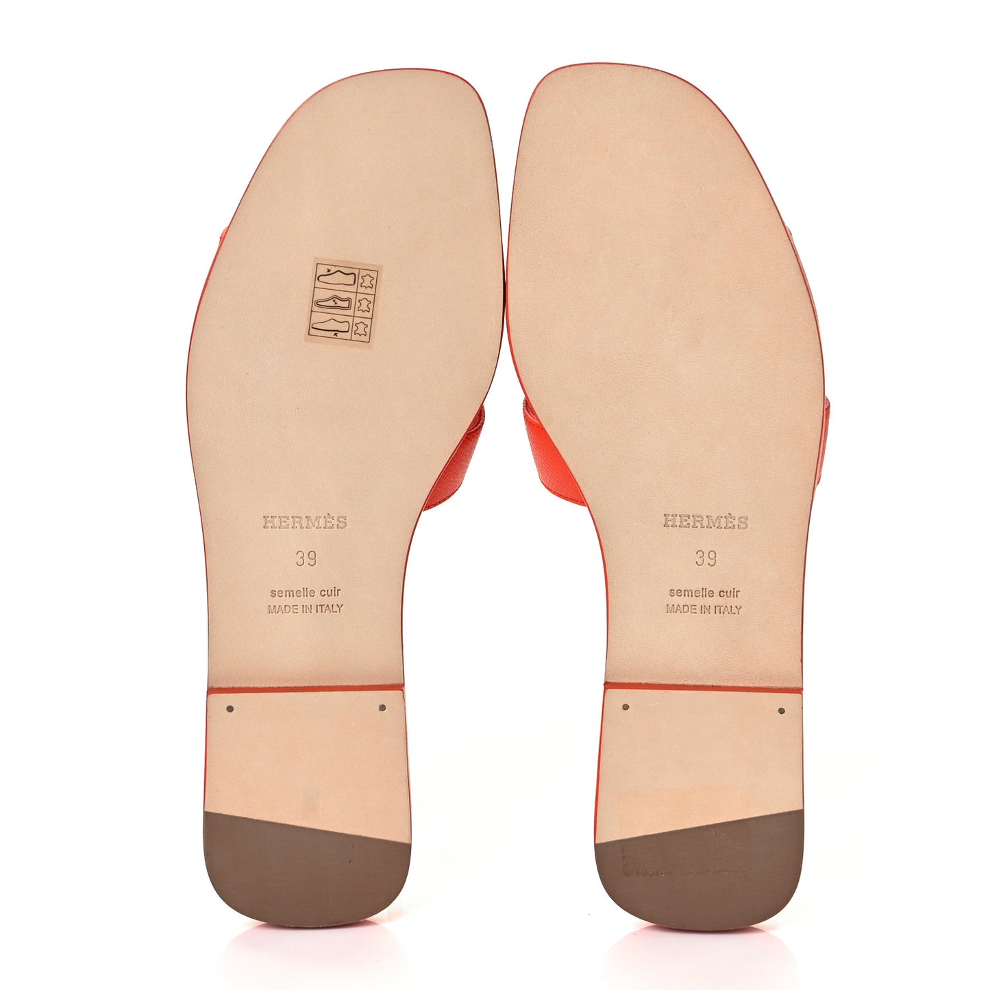 Epsom Oran Sandals 39 Orange Poppy