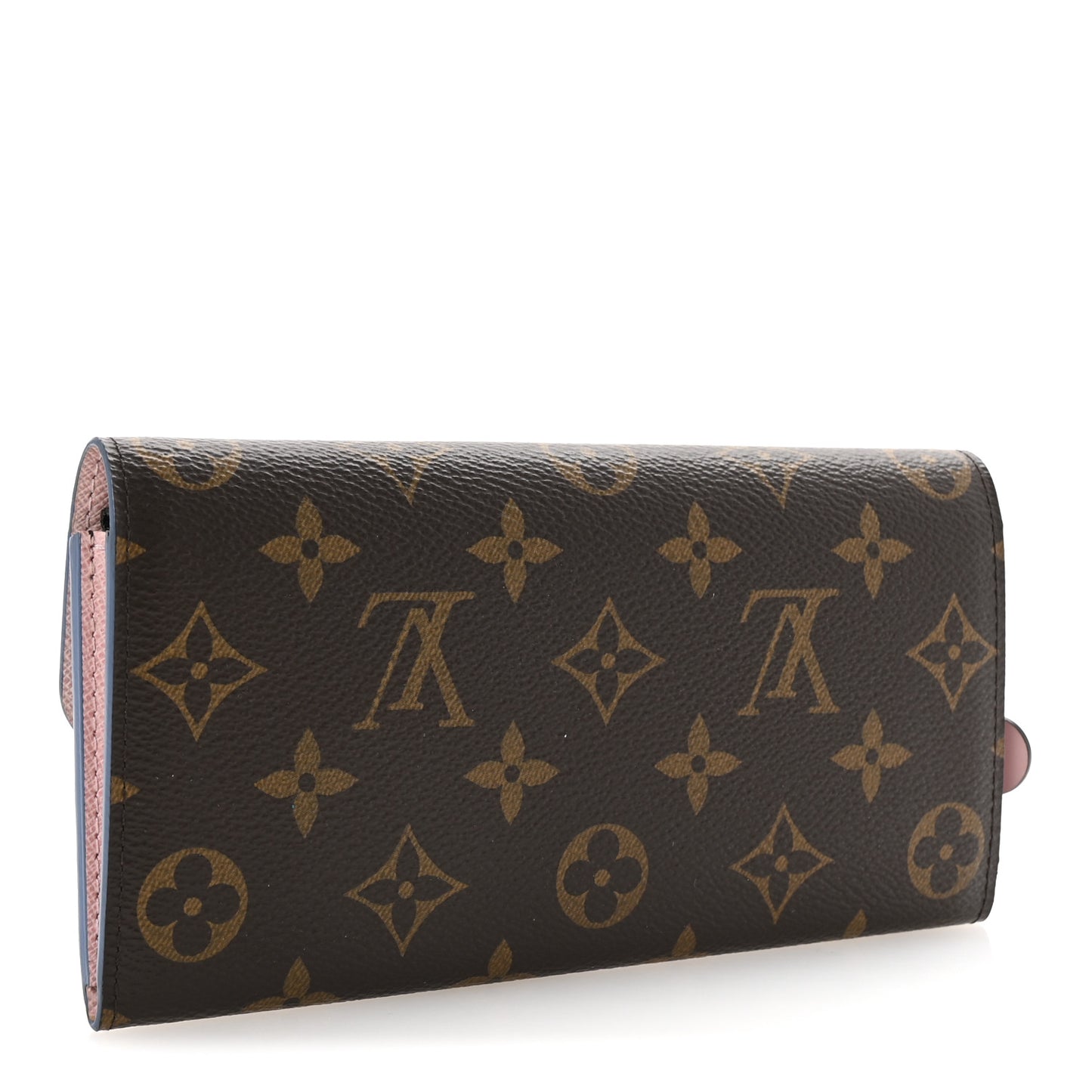 Monogram Bloom Flower Emilie Wallet Blue Jean