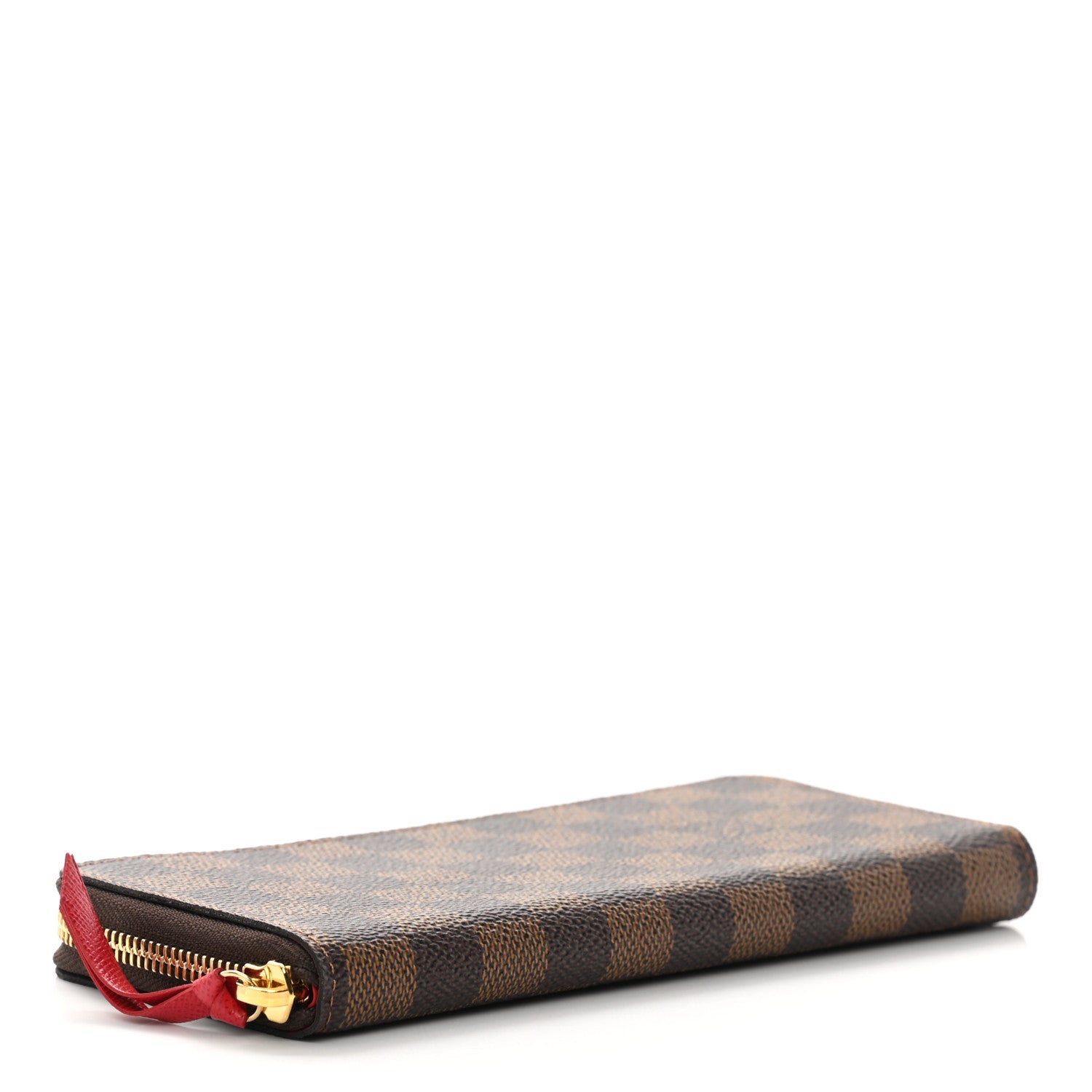Louis Vuitton Damier Ebene Clemence Wallet Cherry 4 of 8