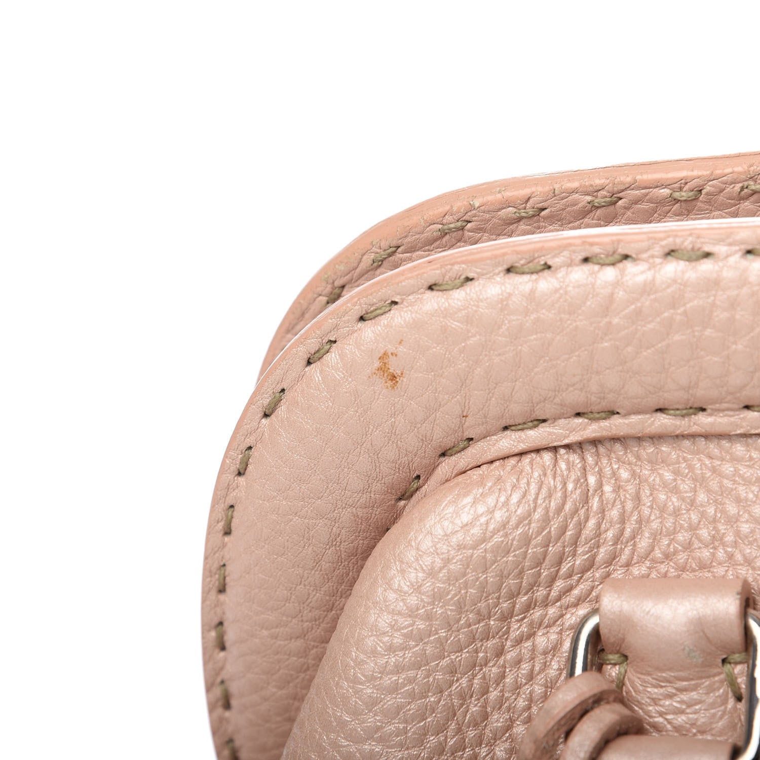 Fendi Cuoio Romano Selleria Adele 1328 Bag Cipria 19 of 21