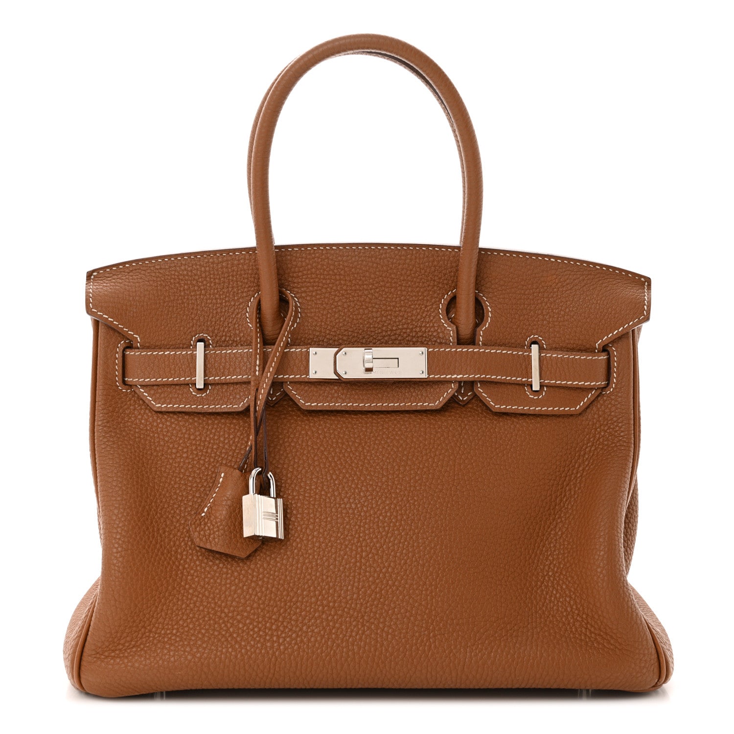 Hermes Taurillon Clemence Birkin 30 Gold 1 of 15