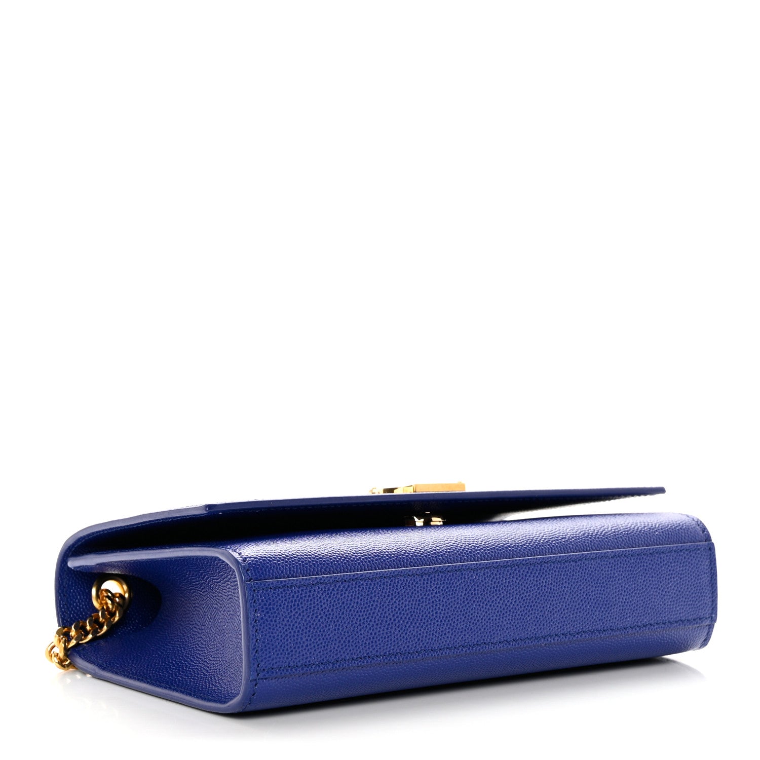 Saint Laurent Grain De Poudre Small Classic Monogram Kate Satchel Royal Blue 4 of 10