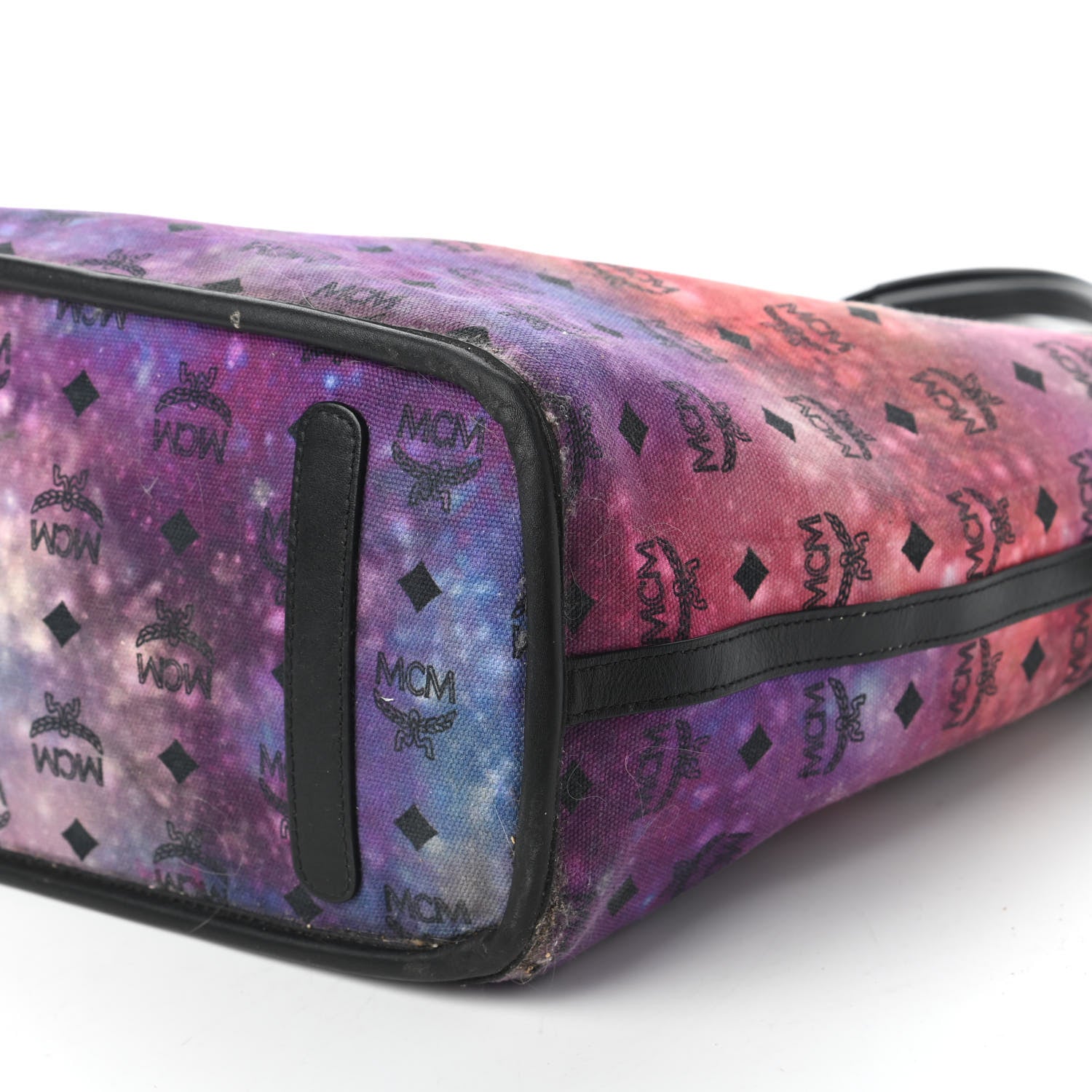 MCM Metallic Galaxy Visetos Medium Project Reversible Shopper Tote Black Multicolor 11 of 16