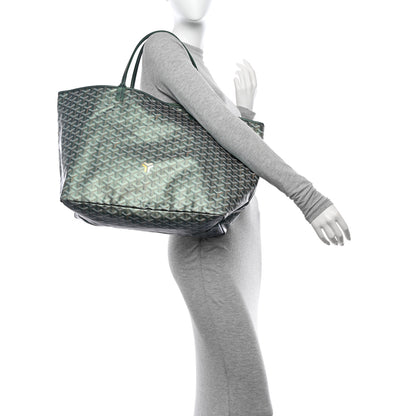 Goyard Iridescent Goyardine Saint Louis GM Pearly Green 2 of 11