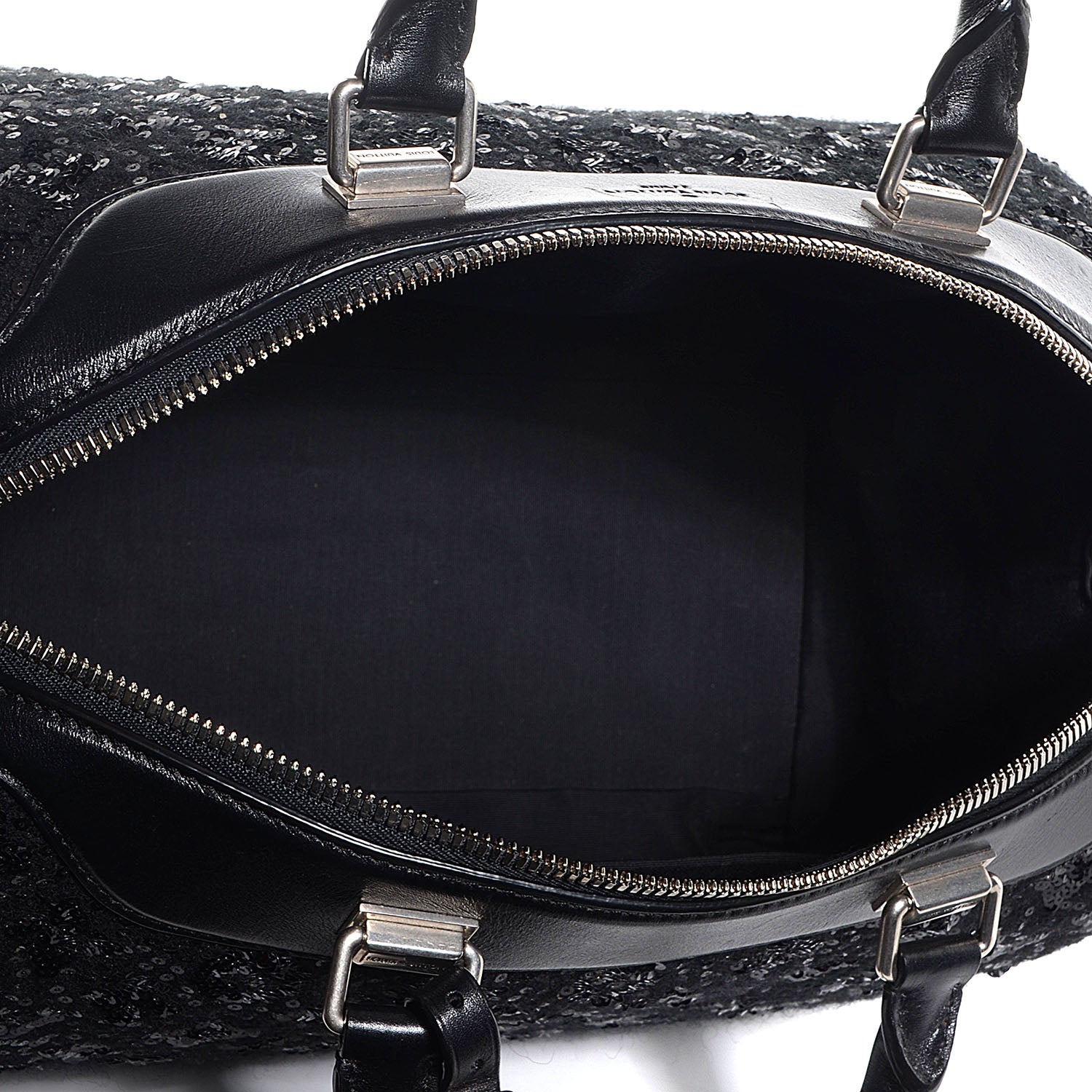 Louis Vuitton Sequin Monogram Sunshine Express Speedy Black 5 of 7