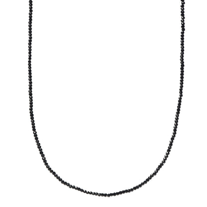 Tiffany Sterling Silver Black Spinel Ziegfeld Bead Necklace 2 of 15