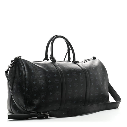 MCM Visetos XLarge Traveler Weekender Bag Black 2 of 8