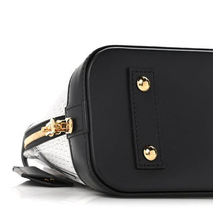 Louis Vuitton X FORNASETTI Calfskin Architettura Alma BB Black White 10 of 12