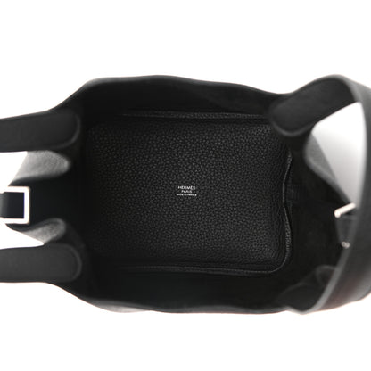 Hermes Taurillon Clemence Picotin Lock 18 PM Black 5 of 9