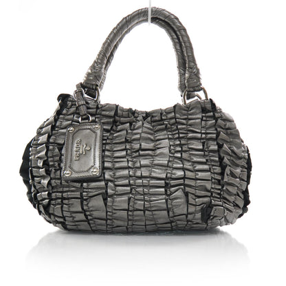 Prada Leather Small Ruffle Bag 1 of 9