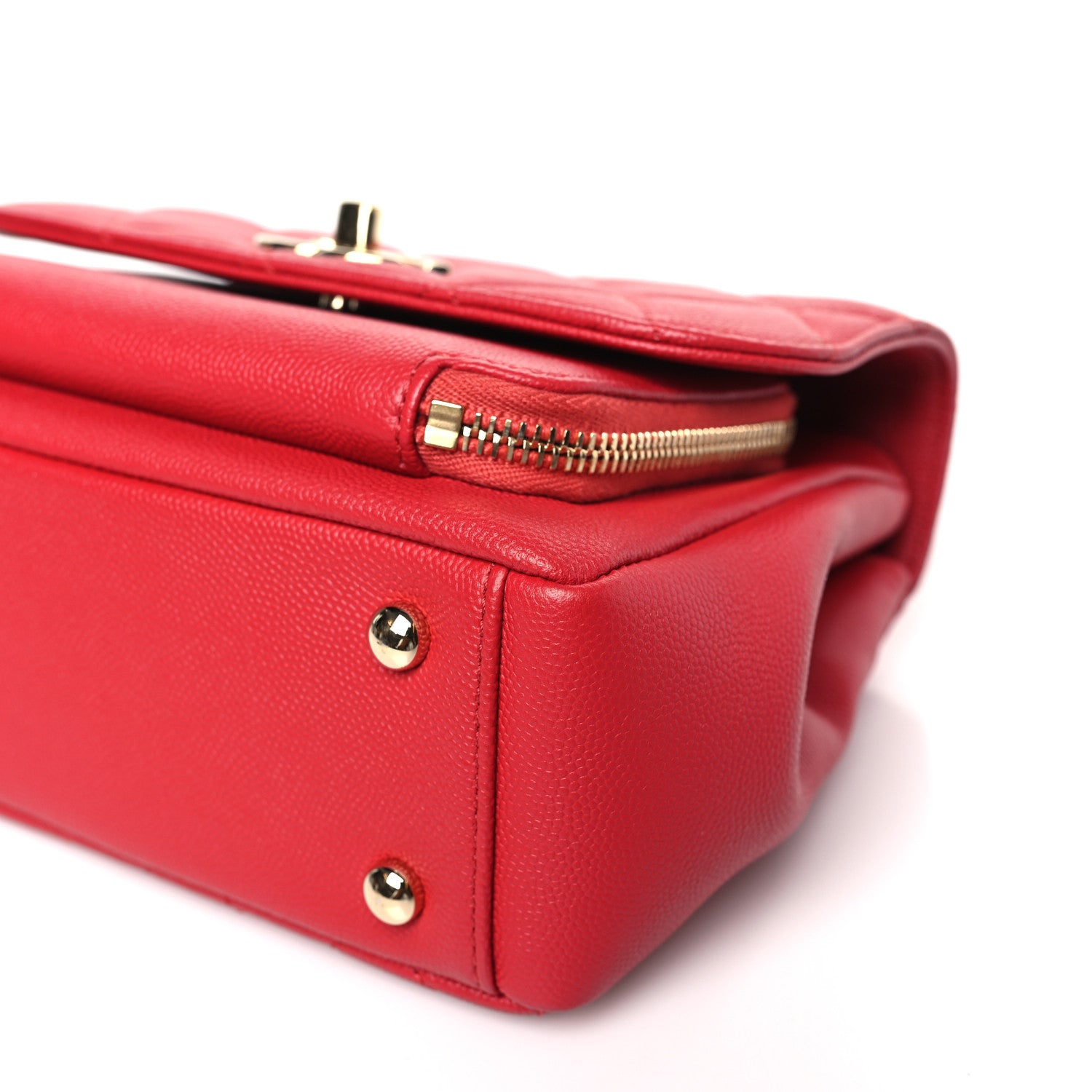 Chanel Caviar Quilted Small Business Affinity Flap Red 9 of 9